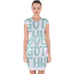 You Got This T- Shirt You Got This A Cute Motivation Qoute To Keep You Going T- Shirt Yoga Reflexion Pose T- Shirtyoga Reflexion Pose T- Shirt Capsleeve Drawstring Dress 