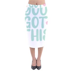 You Got This T- Shirt You Got This A Cute Motivation Qoute To Keep You Going T- Shirt Yoga Reflexion Pose T- Shirtyoga Reflexion Pose T- Shirt Velvet Midi Pencil Skirt