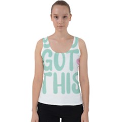 You Got This T- Shirt You Got This A Cute Motivation Qoute To Keep You Going T- Shirt Yoga Reflexion Pose T- Shirtyoga Reflexion Pose T- Shirt Velvet Tank Top