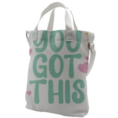 You Got This T- Shirt You Got This A Cute Motivation Qoute To Keep You Going T- Shirt Yoga Reflexion Pose T- Shirtyoga Reflexion Pose T- Shirt Canvas Messenger Bag by hizuto