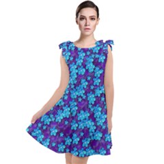 Flowers And Bloom In Perfect Lovely Harmony Tie Up Tunic Dress by pepitasart