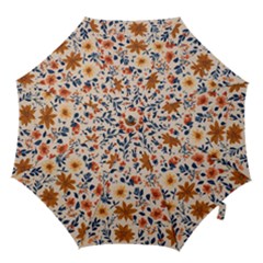Boho Flowers Seamless Patternn Hook Handle Umbrellas (medium) by Jack14