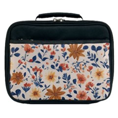 Boho Flowers Seamless Patternn Lunch Bag