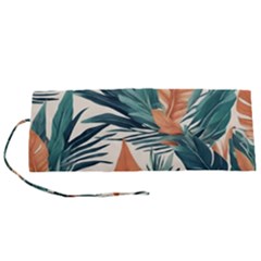 Colorful Tropical Leaf Roll Up Canvas Pencil Holder (s) by Jack14