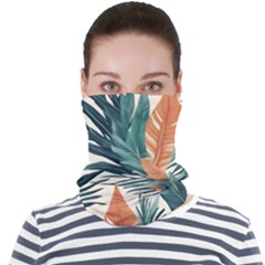 Colorful Tropical Leaf Face Seamless Bandana (adult) by Jack14
