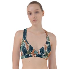 Tropical Leaf Sweetheart Sports Bra by Jack14