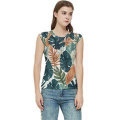 Tropical Leaf Women s Raglan Cap Sleeve T-shirt by Jack14