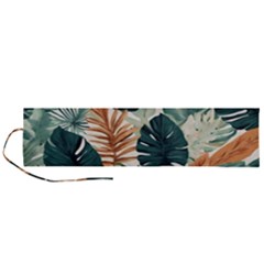 Tropical Leaf Roll Up Canvas Pencil Holder (l) by Jack14