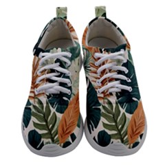 Tropical Leaf Women Athletic Shoes by Jack14