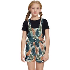 Tropical Leaf Kids  Short Overalls by Jack14