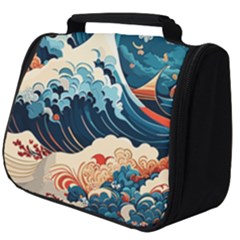 Wave pattern Full Print Travel Pouch (Big)