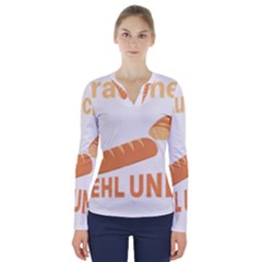 Baker T- Shirt Cool Bread Baking Bakers Saying Motif T- Shirt (1) Yoga Reflexion Pose T- Shirtyoga Reflexion Pose T- Shirt V-Neck Long Sleeve Top