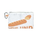 Baker T- Shirt Cool Bread Baking Bakers Saying Motif T- Shirt (1) Yoga Reflexion Pose T- Shirtyoga Reflexion Pose T- Shirt Canvas Cosmetic Bag (Small) View1