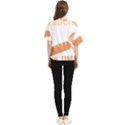 Baker T- Shirt Cool Bread Baking Bakers Saying Motif T- Shirt (1) Yoga Reflexion Pose T- Shirtyoga Reflexion Pose T- Shirt One Shoulder Cut Out T-Shirt View2