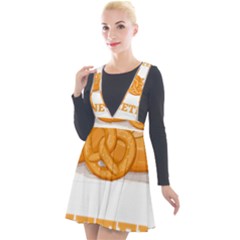 Baker T- Shirt Cool Bread Baking Bakers Saying Motif T- Shirt Yoga Reflexion Pose T- Shirtyoga Reflexion Pose T- Shirt Plunge Pinafore Velour Dress by hizuto