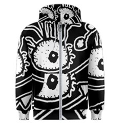 Monstrous Revelation Closeup Men s Zipper Hoodie by dflcprintsclothing