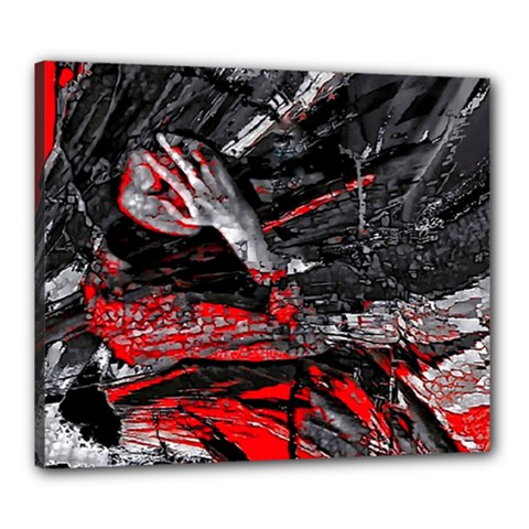 Molten Soul Canvas 24  X 20  (stretched) by MRNStudios