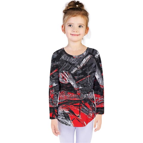 Molten Soul Kids  Long Sleeve T-shirt by MRNStudios