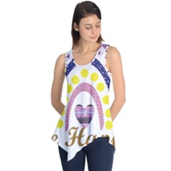 Be Happy T- Shirt Be Happy T- Shirt Yoga Reflexion Pose T- Shirtyoga Reflexion Pose T- Shirt Sleeveless Tunic by hizuto