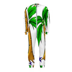 Beach Coconut Tree T- Shirt Beach Coconut Tree T- Shirt Yoga Reflexion Pose T- Shirtyoga Reflexion Pose T- Shirt Onepiece Jumpsuit (kids) by hizuto