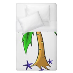 Beach Coconut Tree T- Shirt Beach Coconut Tree T- Shirt Yoga Reflexion Pose T- Shirtyoga Reflexion Pose T- Shirt Duvet Cover (single Size) by hizuto