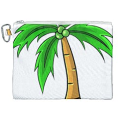 Beach Coconut Tree T- Shirt Beach Coconut Tree T- Shirt Yoga Reflexion Pose T- Shirtyoga Reflexion Pose T- Shirt Canvas Cosmetic Bag (xxl) by hizuto