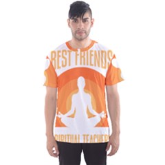 Best Friend T- Shirt Cool Dog Pet Saying T- Shirt Yoga Reflexion Pose T- Shirtyoga Reflexion Pose T- Shirt Men s Sport Mesh T-Shirt