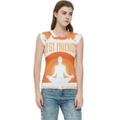 Best Friend T- Shirt Cool Dog Pet Saying T- Shirt Yoga Reflexion Pose T- Shirtyoga Reflexion Pose T- Shirt Women s Raglan Cap Sleeve T-Shirt