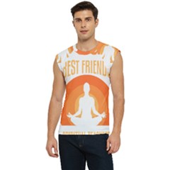 Best Friend T- Shirt Cool Dog Pet Saying T- Shirt Yoga Reflexion Pose T- Shirtyoga Reflexion Pose T- Shirt Men s Raglan Cap Sleeve T-Shirt