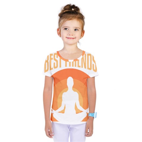 Best Friend T- Shirt Cool Dog Pet Saying T- Shirt Yoga Reflexion Pose T- Shirtyoga Reflexion Pose T- Shirt Kids  One Piece T-shirt by hizuto