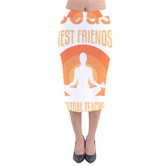 Best Friend T- Shirt Cool Dog Pet Saying T- Shirt Yoga Reflexion Pose T- Shirtyoga Reflexion Pose T- Shirt Velvet Midi Pencil Skirt