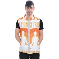 Best Friend T- Shirt Cool Dog Pet Saying T- Shirt Yoga Reflexion Pose T- Shirtyoga Reflexion Pose T- Shirt Men s Puffer Vest