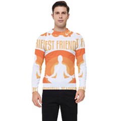 Best Friend T- Shirt Cool Dog Pet Saying T- Shirt Yoga Reflexion Pose T- Shirtyoga Reflexion Pose T- Shirt Men s Long Sleeve Rash Guard