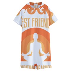 Best Friend T- Shirt Cool Dog Pet Saying T- Shirt Yoga Reflexion Pose T- Shirtyoga Reflexion Pose T- Shirt Kids  Boyleg Half Suit Swimwear