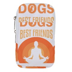 Best Friend T- Shirt Cool Dog Pet Saying T- Shirt Yoga Reflexion Pose T- Shirtyoga Reflexion Pose T- Shirt Waist Pouch (Small)