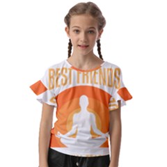 Best Friend T- Shirt Cool Dog Pet Saying T- Shirt Yoga Reflexion Pose T- Shirtyoga Reflexion Pose T- Shirt Kids  Cut Out Flutter Sleeves