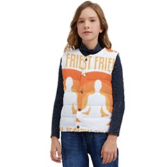 Best Friend T- Shirt Cool Dog Pet Saying T- Shirt Yoga Reflexion Pose T- Shirtyoga Reflexion Pose T- Shirt Kid s Button Up Puffer Vest	