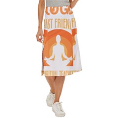 Best Friend T- Shirt Cool Dog Pet Saying T- Shirt Yoga Reflexion Pose T- Shirtyoga Reflexion Pose T- Shirt Midi Panel Skirt