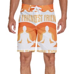 Best Friend T- Shirt Cool Dog Pet Saying T- Shirt Yoga Reflexion Pose T- Shirtyoga Reflexion Pose T- Shirt Men s Beach Shorts