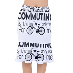 Bicycle T- Shirt Bicycle Commuting Is The Only Way For Me T- Shirt Yoga Reflexion Pose T- Shirtyoga Reflexion Pose T- Shirt Short Mermaid Skirt by hizuto