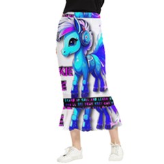 Pinkie Pie  Maxi Fishtail Chiffon Skirt by Internationalstore