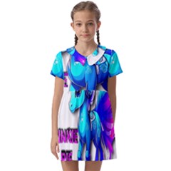 Pinkie Pie  Kids  Asymmetric Collar Dress by Internationalstore