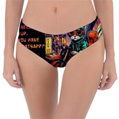 A Little Cat Reversible Classic Bikini Bottoms by Internationalstore