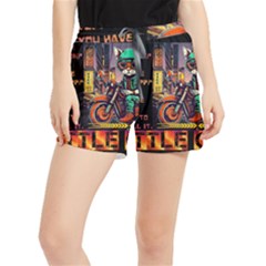 A Little Cat Women s Runner Shorts by Internationalstore