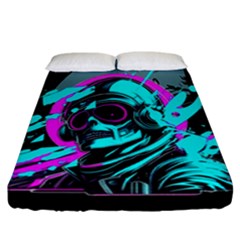 Aesthetic art  Fitted Sheet (California King Size)