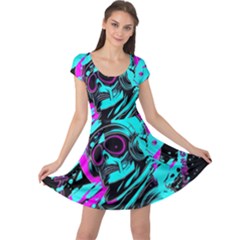 Aesthetic art  Cap Sleeve Dress