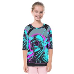 Aesthetic art  Kids  Quarter Sleeve Raglan T-Shirt