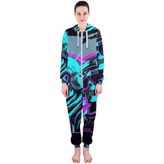 Aesthetic art  Hooded Jumpsuit (Ladies)