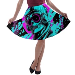 Aesthetic Art  A-line Skater Skirt by Internationalstore