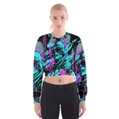 Aesthetic art  Cropped Sweatshirt